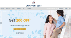 Desktop Screenshot of crimsouneclub.com